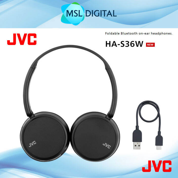 Jvc Ha S36w Foldable Bluetooth On Ear Headphones Powerful Deep Bass Sound Lightweight Lazada 5687