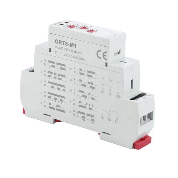 Geya Grt8-m 16a Multifunction Timer Relay On Off Time Delay Relay 