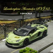 MagicT Xe Mô Hình Hợp Kim Kẽm Lamborghini Aventador SVJ63 Tỷ Lệ 1 24 Có