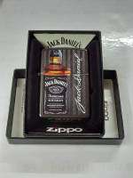 ZIPPO  49321  JACK DANIELS  GRAY  COLOR IMAGE   ผิวเคลือบ  ลายแบบสกรีน  ของใหม่ไม่ผ่านการใช้งาน  มาพร้อมกล่อง  รับประกันของแท้  นำเข้าจากอเมริกา