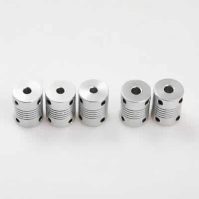 5pc/lot 5 6 6.35 8 10mm D19xL25 Aluminium CNC Stepper Motor Flexible Shaft Coupling Coupler Encoders Engraving Machine