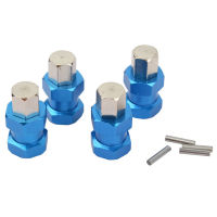 4Pcs Aluminum RC Car 12Mm Hex Wheel Hub Drive Adaptor Extension Combiner Coupler for 1/10 RC Crawler Axial SCX10 D90