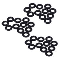 30 Pcs Black Rubber Oil Seal O Shaped Rings Seal Washers 8 x 4 x 2 mm