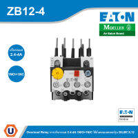 EATON ZB12-4 Overload Relay การปรับกระแส 2.4-4A 1N/O+1N/C ใช้กับคอนแทคเตอร์รุ่น DILM7,9,12 - Moeller Series สั่งซื้อได้ที่ร้าน  Ucanbuys