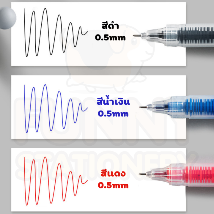 liquid-roller-pen-ปากกาลูกลื่นแบบน้ำ-ปากกาเจล-หัวเข็ม-0-5mm-เขียนลื่น-แห้งเร็ว-อุปกรณ์เครื่องเขียน-gp-856