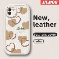 JIUMOO เคส A03s ปลอกสำหรับ Samsung A03แบรนด์กระแสแฟชั่นสวยงามเคสโทรศัพท์บางนุ่มหนังซิลิกาเจลสีปกป้องเลนส์จากเคสกันกระแทก