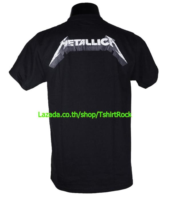 เสื้อวง-metallica-เมทัลลิกา-ไซส์ยุโรป-เสื้อยืดวงดนตรีร็อค-เสื้อร็อค-met245-ถ่ายจากของจริง