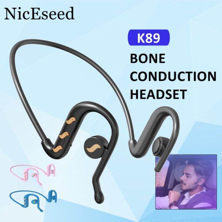 NicEseed K89 Bone Conduction Bluetooth 5.0 Earphone Wireless Sport