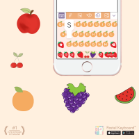 Mix fruit 2 Keyboard Theme⎮(E-Voucher) for Pastel Keyboard App