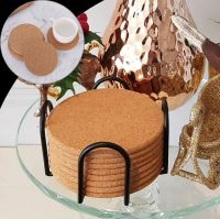 【DT】hot！ Cup Round Slice Coaster Mug Drinks Holder Tableware Durable