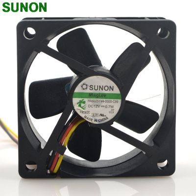 【CW】 For Sunon HA60251V4-0000-C99 6CM 6025 60mm DC fan 12V 0.7W Maglev silent fan