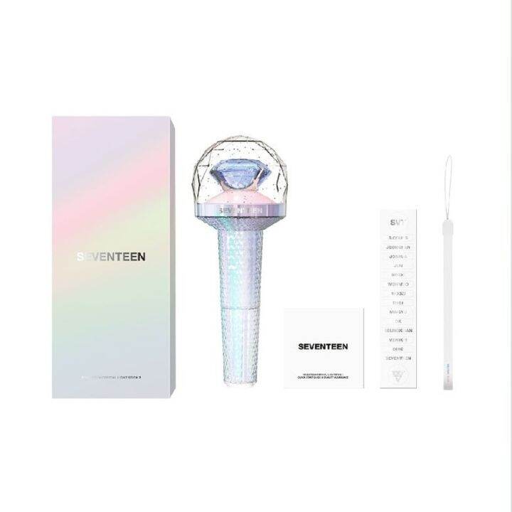 kpop-อย่างเป็นทางการ-light-stick-seventeens-lightstick-ver-2-บลูทูธคอนเสิร์ต-led-glow-โคมไฟ-hiphop-light-up-ของเล่นสำหรับ-kpop-fans