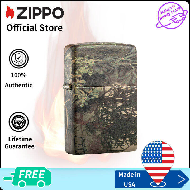 Zippo Realtree® Green Matte Pocket Lighter Zippo 24072 Lazada
