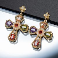 【CW】 Women  39;s Dangle Earrings Exquisite Luxury Female Jewelry Multicolor with Imitation Pearls