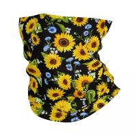 ✜▣ Sunflowers And Daisies Bandana Neck Gaiter Windproof Face Scarf Cover Men Women Floral Flower Headband Tube Balaclava