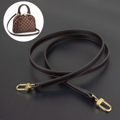 suitable for lv speedy25 checkerboard bag strap shoulder strap accessories transformation replacement alma mahjong bag leather shoulder strap