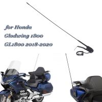 วิทยุช่องฐานเสาอากาศของมอเตอร์ไซค์สีดำสำหรับฮอนด้า Goldwing ปีกสีทอง1800 GL1800 GL 1800 Gl1800 2018 2019 2020