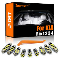 Zoomsee ภายในไฟ LED ชุดสำหรับ KIA Rio 1 2 3 4 DC JB UB YB 2001-2017 2018 2019 2020 C An BUS รถยนต์หลอดไฟในร่มโดมลำต้นโคมไฟ