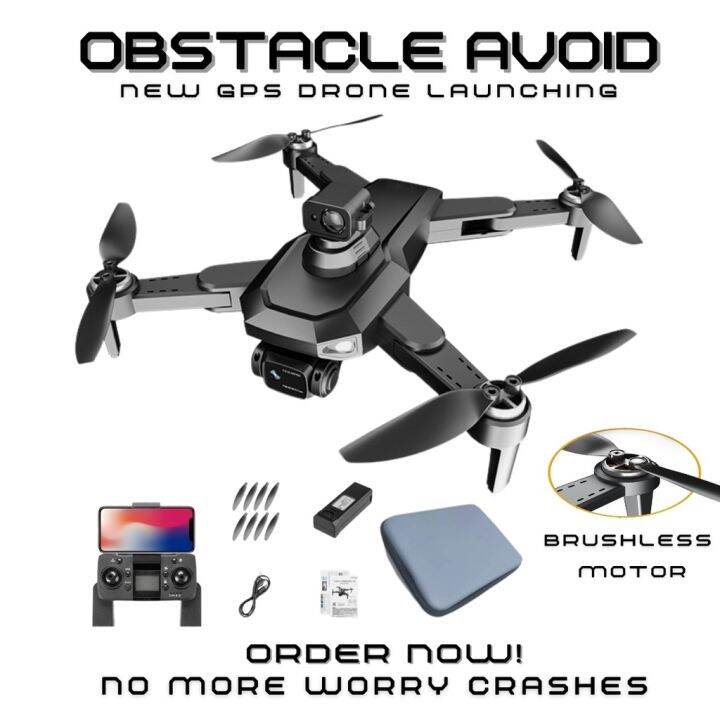 (3KM Distance) XKJ S608 GPS Drone with 360 Degree Obstacle Sensor EIS