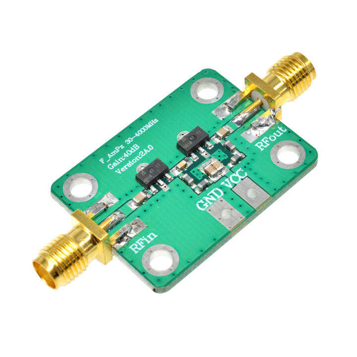 30-4000MHz 40dB Gain RF Broadband Amplifier Module for FM HF VHF/UHF 50 ...