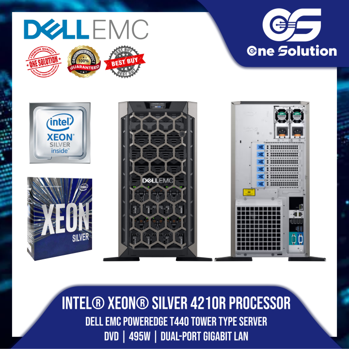 Intel® Xeon® Silver 4210R Processor | Dell EMC PowerEdge T440 Tower ...