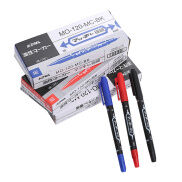 Sét 10 Bút dạ dầu 2 đầu xanh đỏ đen
