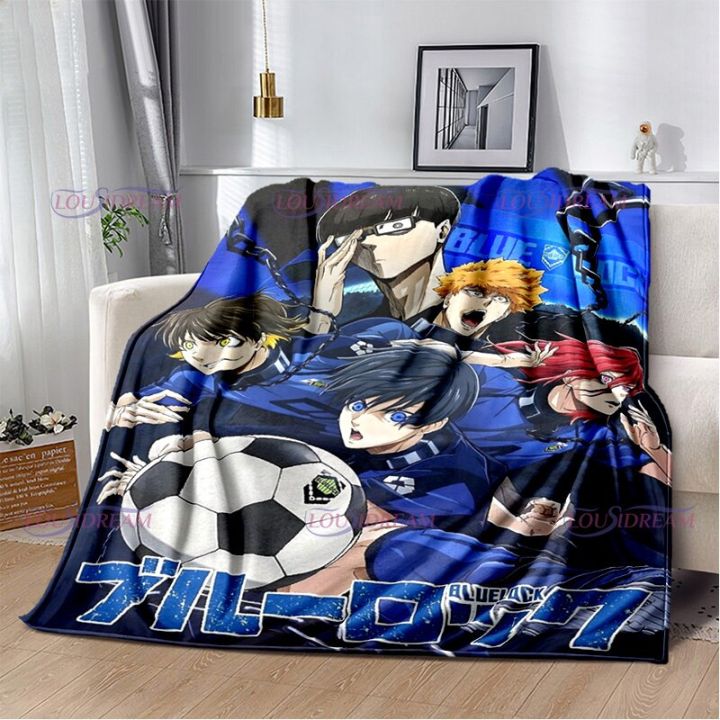 in-stock-blue-cartoon-japanese-anime-lock-warm-plush-comfortable-home-throw-blanket-sofa-lightweight-baby-gift-can-send-pictures-for-customization