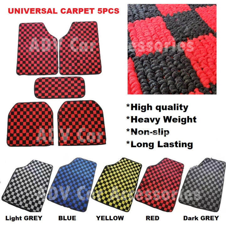 Kereta Universal Checkmate Dice Dadu Chess Mat Car Carpet Universal