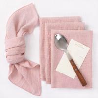 12Pcs Cheesecloth ผ้าเช็ดปาก42X42ซม. Gauze งานแต่งงานผ้าเช็ดปากสำหรับอาหารค่ำ Party ทุกวัน Home Ho ตารางผ้าขนหนู