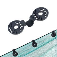 50pcs Sunshade Net Clip Garden Tools Greenhouse Shade Cloth Fix Clamp Plastic Grommet Fence Netting Installation Hook