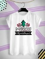 เสื้อยืดลาย Merry Christmas Happy New Year 2020 ปีหนู 2563 สีสันสดใส มีสีขาวกับเทา ใส่สบาย ไม่ยืด ไม่ย้วย