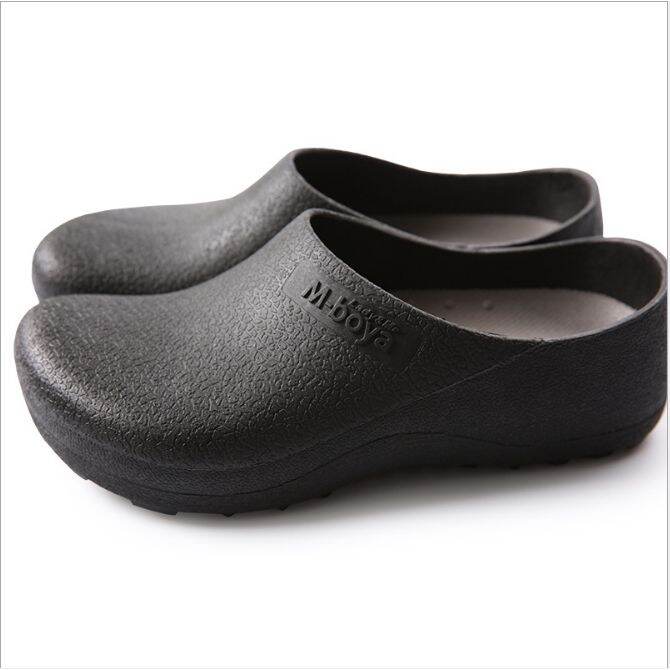 ready-stock-men-women-chef-shoes-kitchen-non-slip-safety-shoes-oil-proof-slip-ons-soft-comfortable-work-shoes