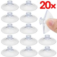 20pcs Clear Sucker Strong Powerful Vacuum Mushroom Head Suction Cups Wall Hook Kitchen Bathroom Wedding Car Window Glass Decor