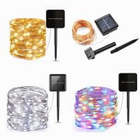 5m 10m 20m 30m LED Solar String Lights Outdoor Garland New Year Christmas Wedding Party Decoration Garland Wedding Decoration