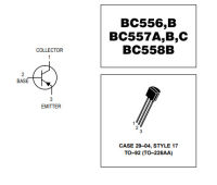 5 ตัว Transistor BC557C  ทรานซิสเตอร์