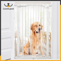 Lovinland Pet รั้วนิรภัยสำหรับสัตว์เลี้ยง,รั้วกันสุนัขและแมวในร่มรั้วนิรภัยสำหรับบันไดเด็กรั้วกั้นแยก