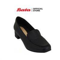 Bata บาจา รองเท้าคัทชู รองเท้าทางการ ใส่ทำงาน  ส้นสูง 1.5 นิ้ว  Dress แบบสวม ปิดส้น สีดำ รหัส 6516904