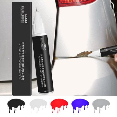 For Tesla Model 3/X/Y/S Car Scratch Remover Paint Pens Car Paint Repair Pen Black White Red Blue Paint Fixer Pen Auto Scratch