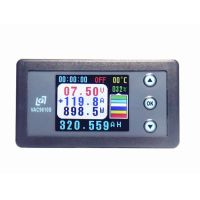 VAC9610S 120V 500A Hall Voltmeter Ammeter Car Battery Coulomb Tester Capacity Electricity Voltage Meter monitor 12v 24v 48v 96v