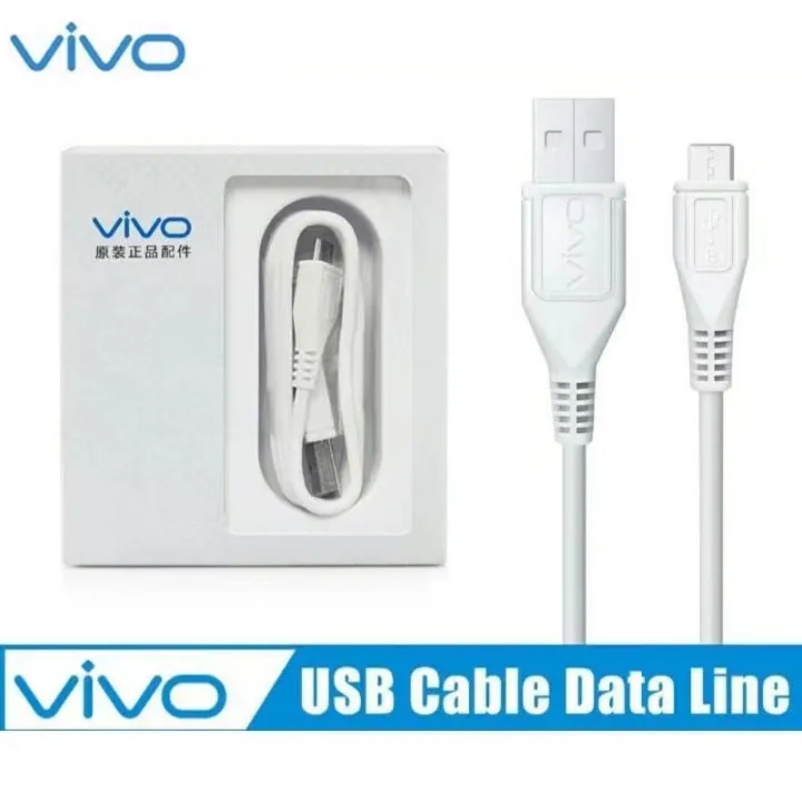 Vivo y11 y12 y17 y20 y30 y31 y91 type c & Micro V8 Original Fast Cable