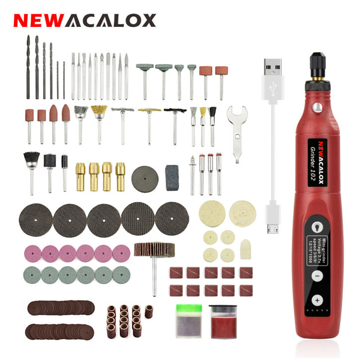 newacalox-mini-grinder-machine-usb-charging-variable-speed-rotary-tools-kit-wood-grinder-diy-power-tool-for-sandingpolishing