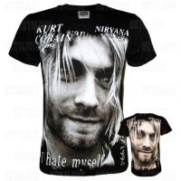 เสื้อวง KURT COBAIN Nirvana ROXX รุ่นใหม่ ไซส์ S M L XL 2023