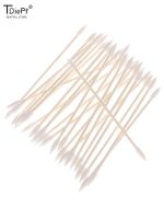 ❆ 25pc/bag 8cm Disposable Cotton Swab Cosmetics Permanent Makeup Health Medical Ear Jewelry Clean Sticks Buds Tip Cotton Head Swab