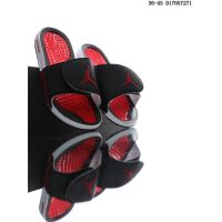 2023 New HOT [Original] ΝΙΚΕ Ar- J0dn- Hydro- V R #5 Summer Trendy Mens Sports Sandals Fashion Beach Velcro Slippers Unisex Black Red {Free Shipping}