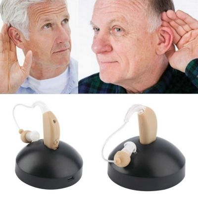 ZZOOI Digital Hearing Aid  Wireless Rechargeable Deafness Headphones Hearing Aids Adjustable Sound Amplifier For Deaf Elderly Cheapest