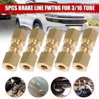 3/16 Od Hydraulic Brake Lines Pipe 33 X 10mm Brass Kits Reducer Line Compression Brake Connector Straight Fittings Union I3i7