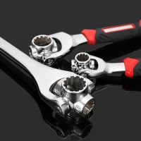 Universial Tiger Wrench 52 in 1 Hexagon Torx Socket Spline Bolts 360 Degree DIY Handle Tools