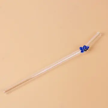 Glass Rabbit Glass Straws Transparent Straight Bend Straws Cute