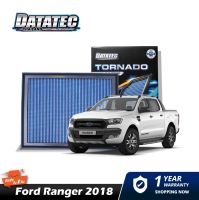 กรองอากาศ FORD Ranger,Everest Rapter 2.2/3.2 ปี2018+ DATATEC TORNADO AIR FITER