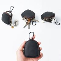 ▨◎✐ Coin Bag Genuine Leather Small Wallet Coin Purse Zipper Shell Bag Bluetooth Headphone Bag Key Case Monedero Mujer Porte Monnaie